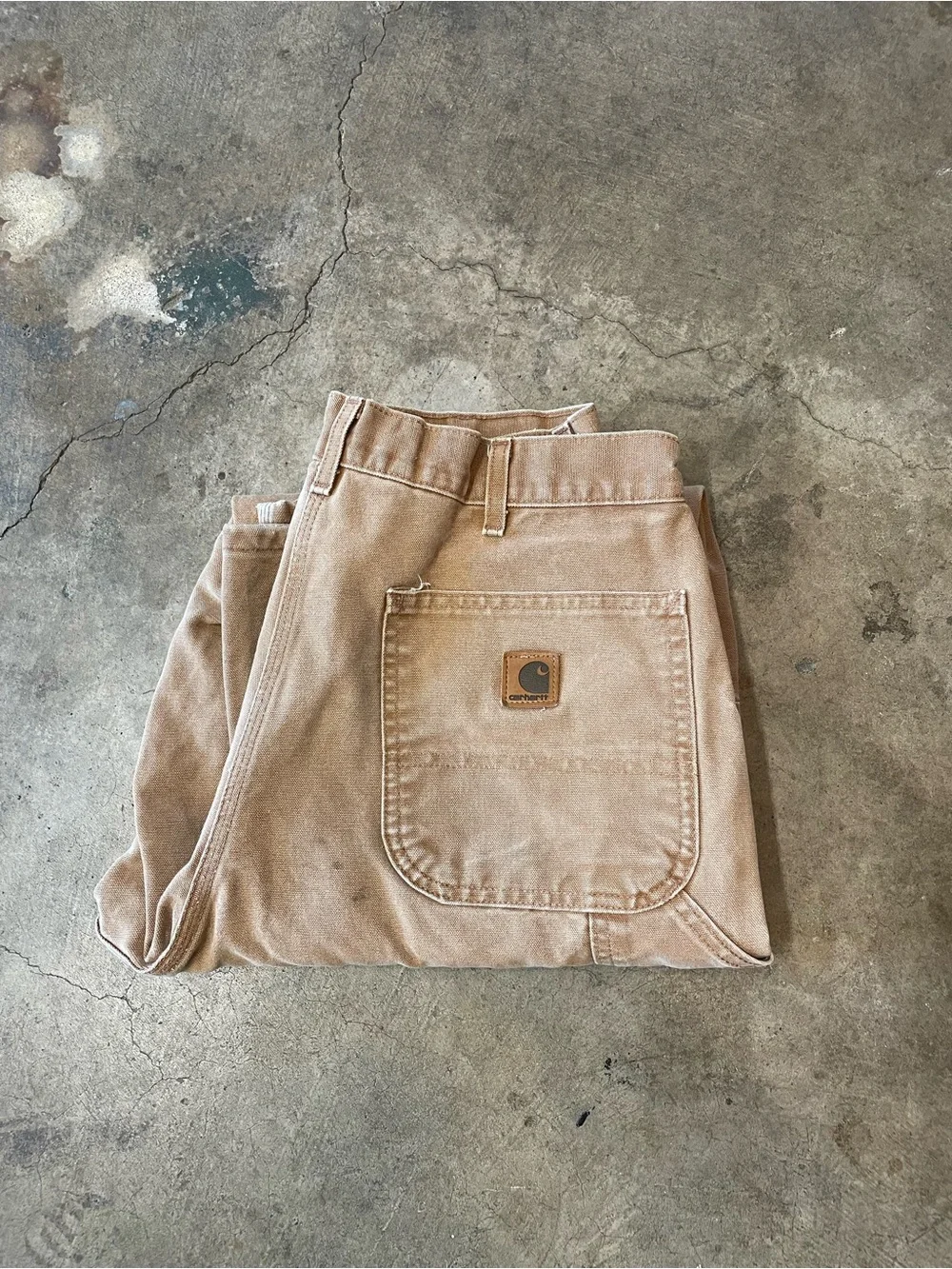 Vintage Carhartt B11 BRN Dungaree Fit Carpenter Pants